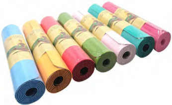 6mm TPE Double-color Yoga Mat 61*183*0.6cm(3009)