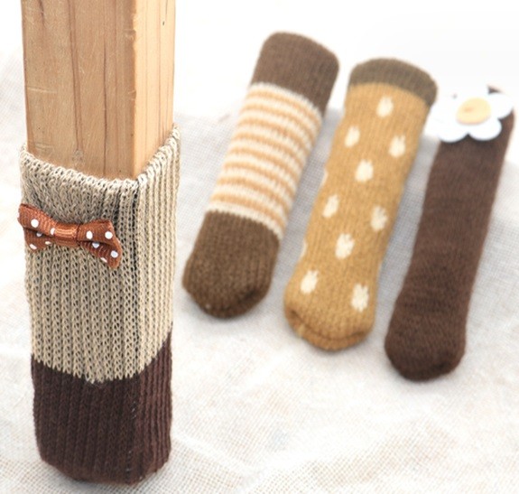 Knitted Chair Leg Cover 4 pcs(3503)