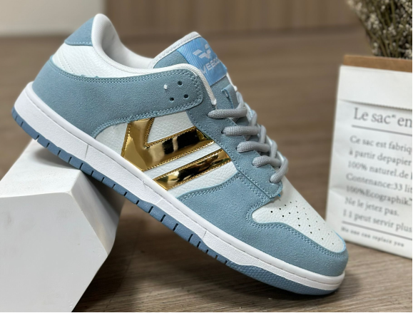 Sneakers White Light Blue