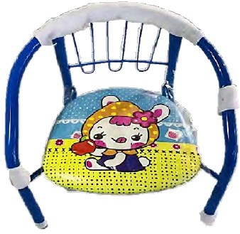 Kids Metal Chair With Squeak Sound"30x30x17cm"(1218)